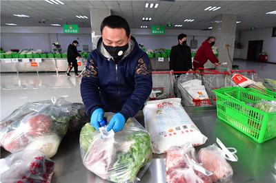 河北唐山農(nóng)副產(chǎn)品批發(fā)市場推出配送服務 方便居民買菜